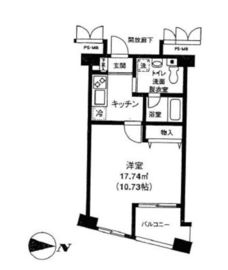 グランドゥール日吉 205 間取り図