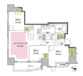 アクシア文京本駒込 8階 間取り図