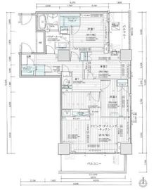 サンコリーヌタワー横須賀中央駅前 2階 間取り図