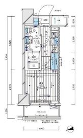 メインステージ横濱阪東橋 4階 間取り図