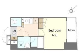 クオリア銀座3丁目 6階 間取り図