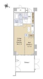 パークハウス高田馬場公園アーバンス 地下1階 間取り図