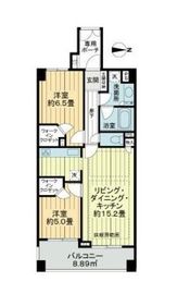 ライオンズシティ錦糸町北斎通り 2階 間取り図