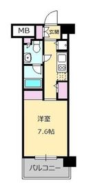 ニューシティアパートメンツ亀戸 505 間取り図
