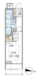 ブリリア神楽坂id 3階 間取り図
