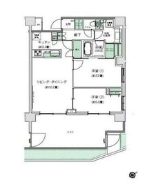 スタイリオ梶が谷 109 間取り図