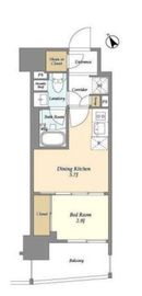 テラス横浜鶴見 709 間取り図