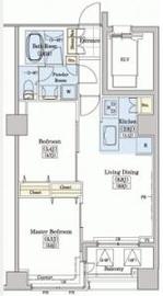 レジディアタワー上池袋 タワー棟 526 間取り図