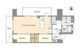 AIFLAT品川戸越パークサイド 705 間取り図