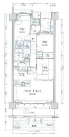ザ・パークハウス追浜パークフォート 1階 間取り図
