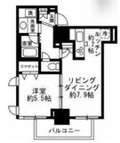 D'クラディアイヴァン初台 10階 間取り図