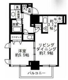 D'クラディアイヴァン初台 10階 間取り図