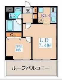デュオスカーラ西新宿 6階 間取り図