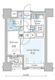 GRAN PASEO横濱関内PREMIUM (グランパセオ横濱関内プレミアム) 705 間取り図