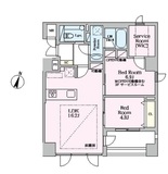 SELENE御殿山 301 間取り図
