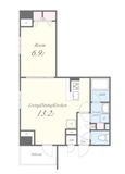 JPT RESIDENCE 205 間取り図