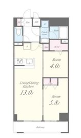 JPT RESIDENCE 504 間取り図