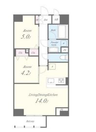 JPT RESIDENCE 1302 間取り図
