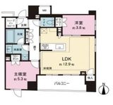 サンウッドテラス東京尾久 2階 間取り図