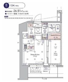 SYFORME KAWASAKI（シーフォルム川崎） 1002 間取り図