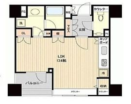 アクシア広尾 11階 間取り図