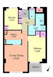 グランドメゾン横浜反町 10階 間取り図