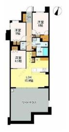 ザ・パークハウス日吉 1階 間取り図