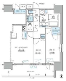 パークアクシス西大島コンフォートスクエア 1407 間取り図