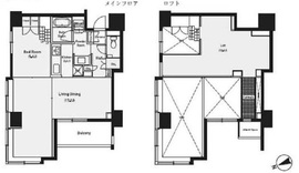 アジリア代々木J's 1002 間取り図