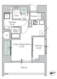 ONE ROOF FLAT TOGOSHI 1001 間取り図