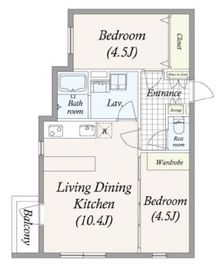 GRAN PASEO 池尻大橋 (グランパセオ池尻大橋) 401 間取り図