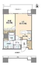 HARUMI FLAG SKYDUO SUN VILLAGE (晴海フラッグ スカイデュオ サンヴィレッジ) 19階 間取り図