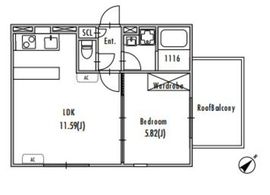 GRAN PASEO 池尻大橋 (グランパセオ池尻大橋) 402 間取り図