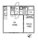 GRAN PASEO 池尻大橋 (グランパセオ池尻大橋) 202 間取り図