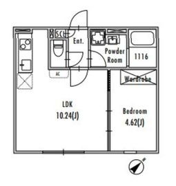 GRAN PASEO 池尻大橋 (グランパセオ池尻大橋) 203 間取り図