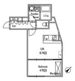 GRAN PASEO 池尻大橋 (グランパセオ池尻大橋) 204 間取り図