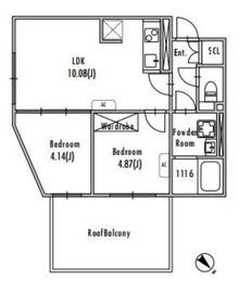 GRAN PASEO 池尻大橋 (グランパセオ池尻大橋) 303 間取り図