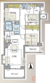 ユニオンパレス御徒町 10階 間取り図