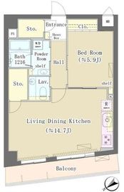 Maison de Takaya 202 間取り図