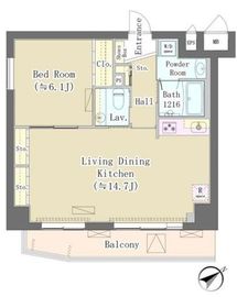 Maison de Takaya 204 間取り図