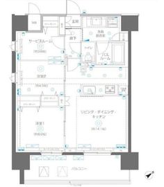 アルファレジデンシア南千住 14階 間取り図