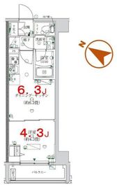 K-COURT押上 202 間取り図