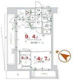 K-COURT押上 501 間取り図