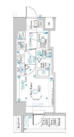 ラフィスタ横浜蒔田Ⅱ 1104 間取り図