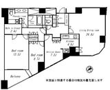 青山ザ・タワー 22階 間取り図