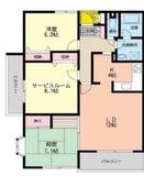 武蔵野パークヒルズ 3階 間取り図