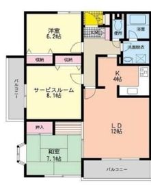 武蔵野パークヒルズ 3階 間取り図