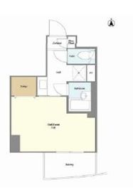 ミリアレジデンス御茶ノ水 1203 間取り図