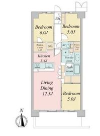 トラープランド蒼麗館 705 間取り図