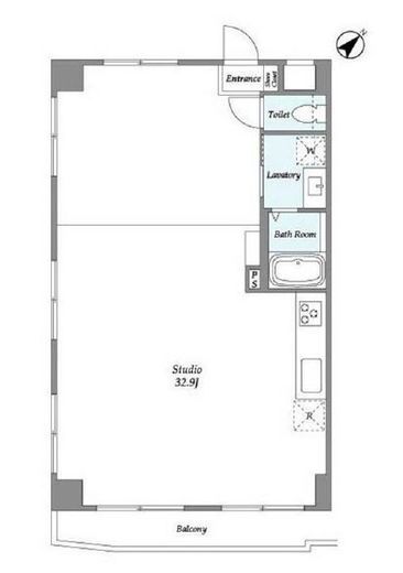 PATH中目黒due 603 間取り図